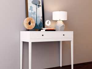 console table whith decor 5 3D-Modell