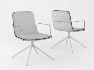 chair bt design pera lounge type 2 3D Model