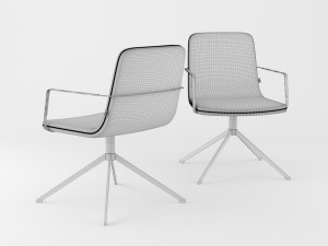 chair bt design pera lounge type 2 3D Model