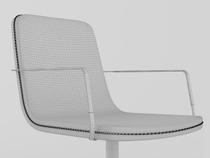 chair bt design pera lounge type 2 3D Model