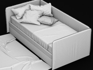 child bed 3D 模型