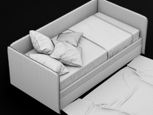 child bed 3D 模型