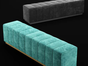 bed bench 3D Model