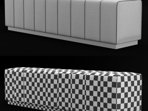 bed bench 3D Model