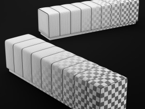 bed bench 3D Model