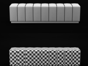 bed bench 3D Model