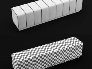 bed bench 3D Model