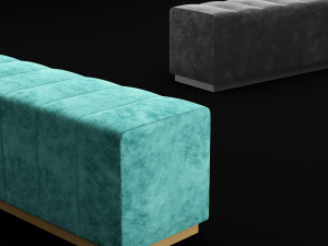 bed bench 3D Model