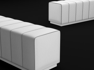 bed bench 3D Model