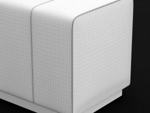 bed bench 3D Model