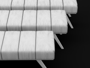 bed bench 2 Model 3D