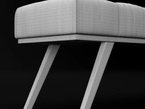 bed bench 2 3D Model