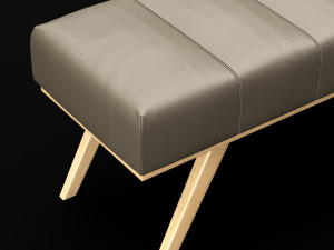 bed bench 2 Model 3D