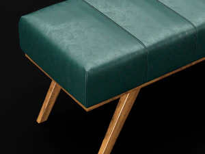 bed bench 2 3D Model