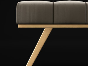 bed bench 2 Model 3D