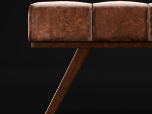 bed bench 2 Model 3D