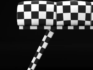 bed bench 2 3D Model