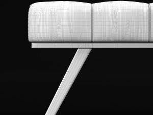 bed bench 2 Model 3D