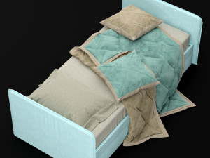 child bed 2 Modèle 3D