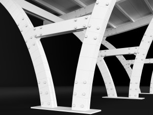 wooden carport 3D मॉडल