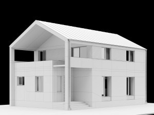 modern house 01 3D 모델