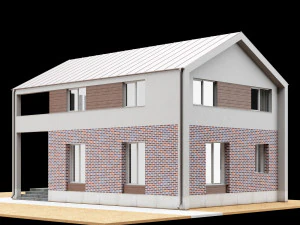 modern house 01 3D Model