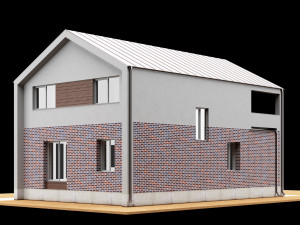 modern house 01 3D 모델