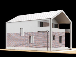modern house 01 3D Model