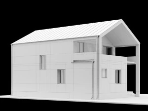 modern house 01 3D Model