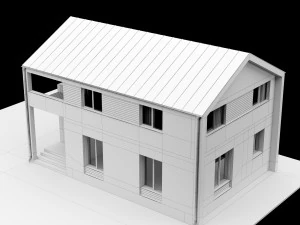 modern house 01 3D Model