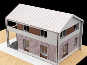 modern house 01 3D 모델