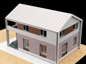 modern house 01 3D Model