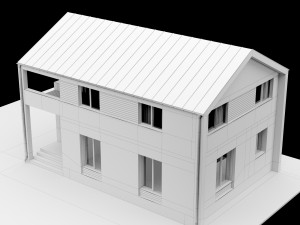 modern house 01 3D 모델