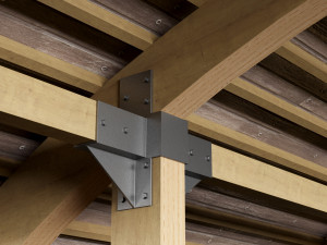 woden carport 3 3D Model