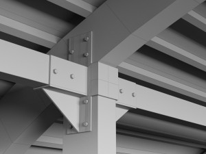 woden carport 3 3D Model