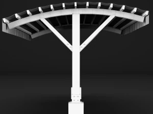 woden pergola 3D Model
