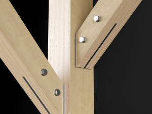 woden pergola 1 3D Model