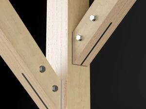 woden pergola 1 3D Model