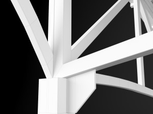 metall carport 1 3D Model