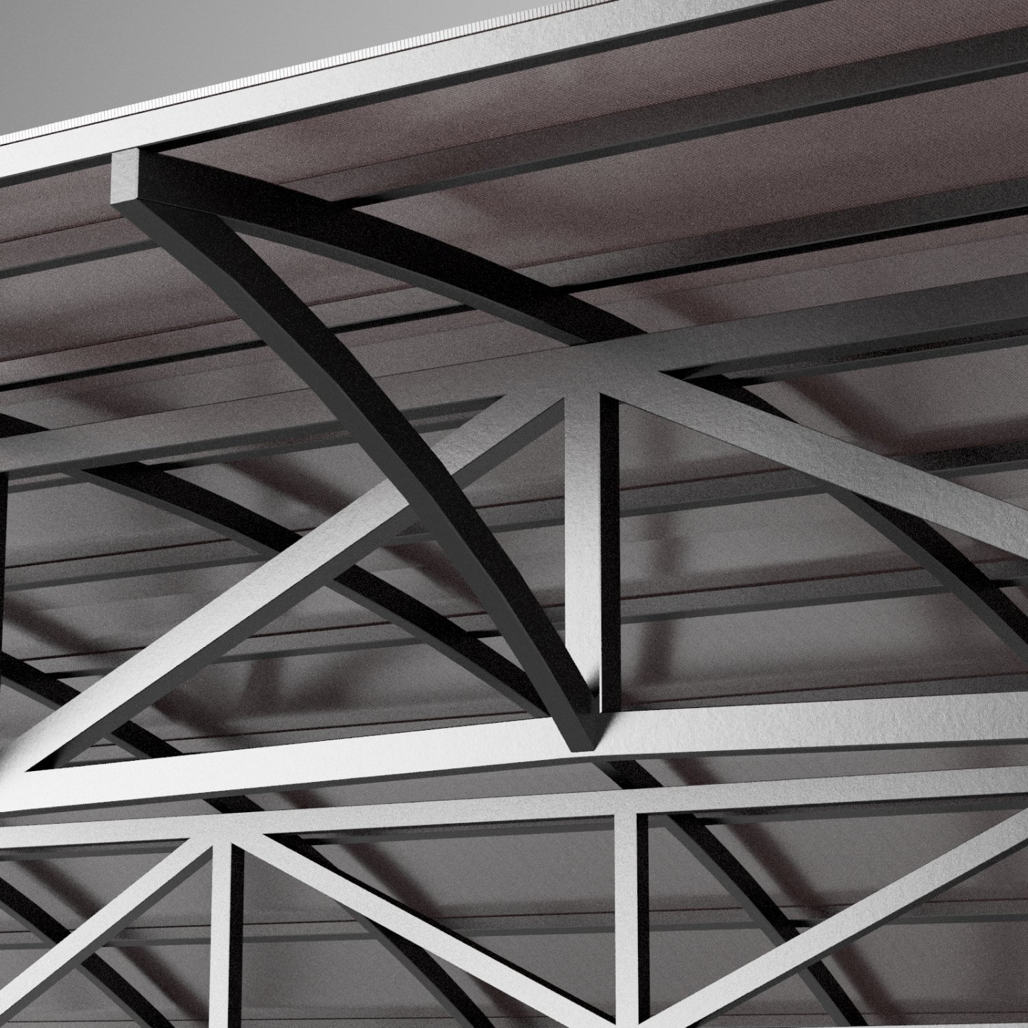 Metall Carport 1 3d Model In Miscellaneous 3dexport