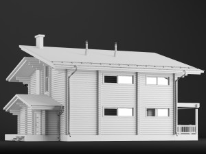 modern house 02 3D Model