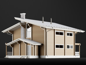 modern house 02 3D Model