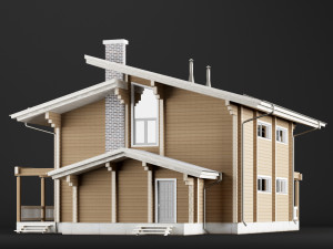modern house 02 3D Model