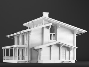 modern house 02 3D Model