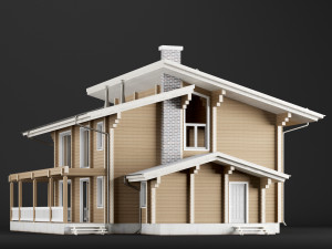 modern house 02 3D Model