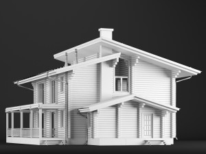 modern house 02 3D Model