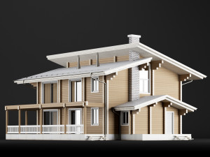 modern house 02 3D Model