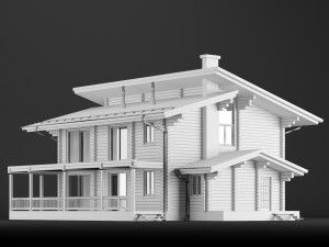 modern house 02 3D Model