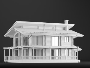 modern house 02 3D Model
