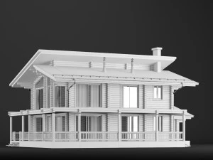 modern house 02 3D Model